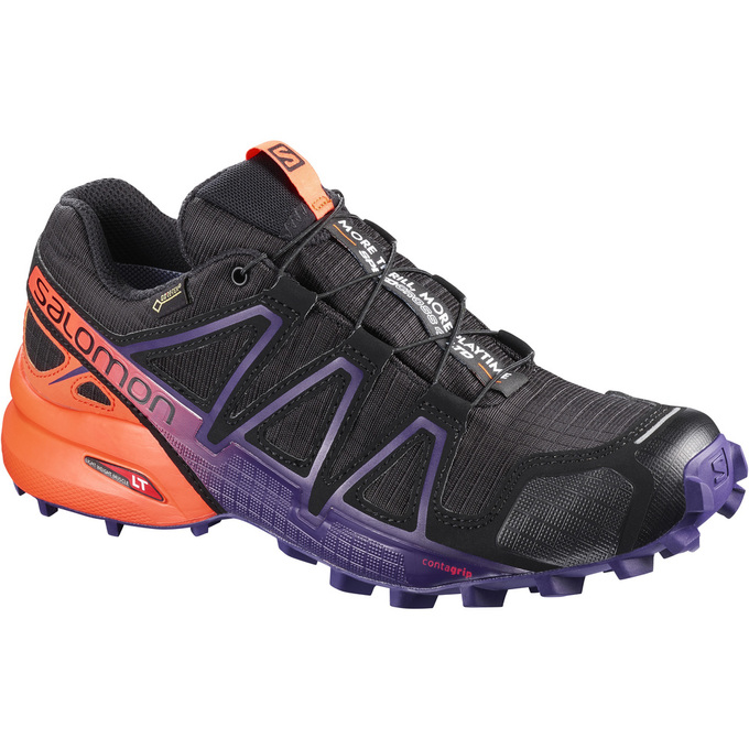 SALOMON SPEEDCROSS 4 GTX® LTD W Philippines - Women's Trail Running Shoes - Black | 243597-FIQ